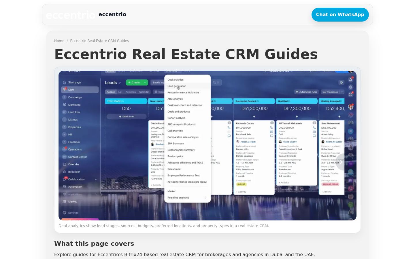 eccentrio · HOMEPAGE_SCREENSHOT