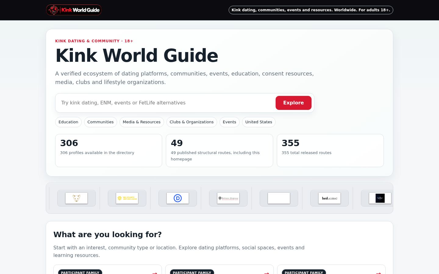 Kink World Guide &middot; снимок главной страницы (HOMEPAGE_SCREENSHOT)