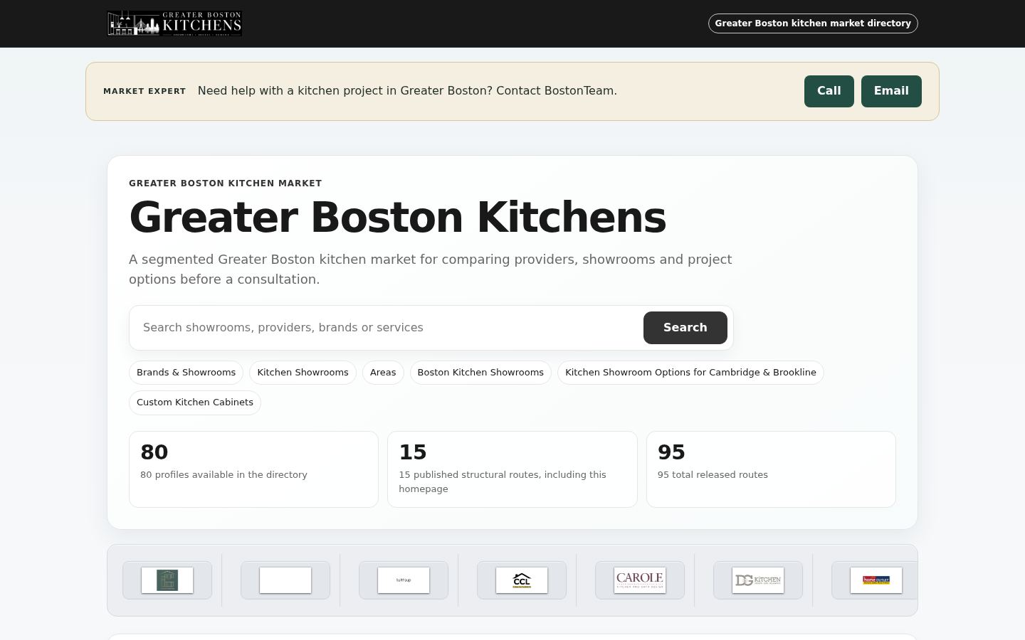 Greater Boston Kitchens &middot; HOMEPAGE_SCREENSHOT