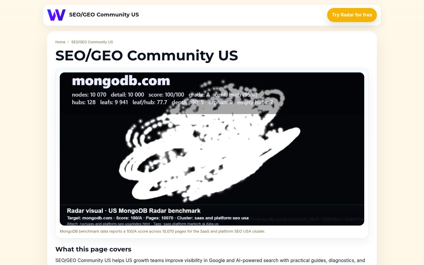 SEO/GEO Community US · HOMEPAGE_SCREENSHOT